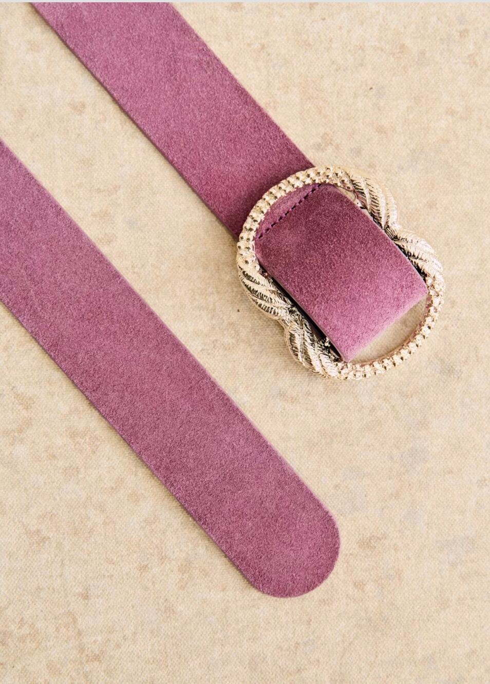 La Maille Sezane Artemis Belt in Lilac Size 100 NWT✨